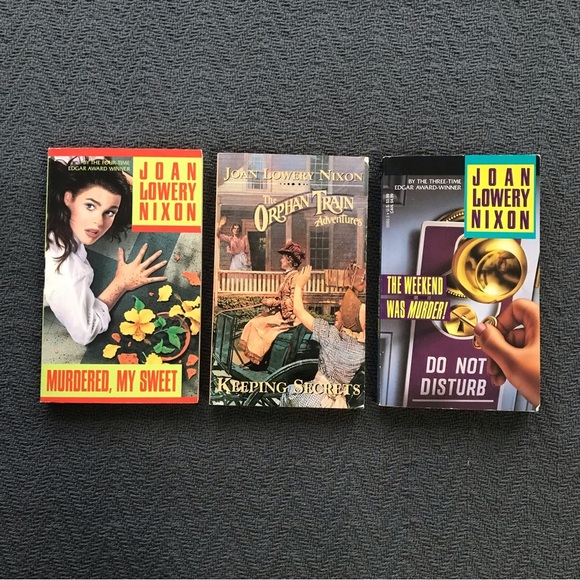 Vintage Joan Lowery Nixon Orphan Train Adventures Keeping Secrets Weekend Murder - Picture 1 of 2